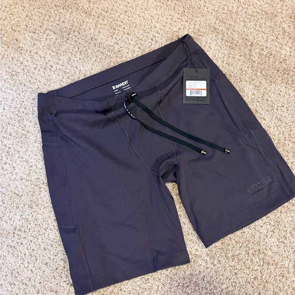 Bandit Running Gridlock Compression Race Training Performance Mens Half Tights - Picture 5 of 8